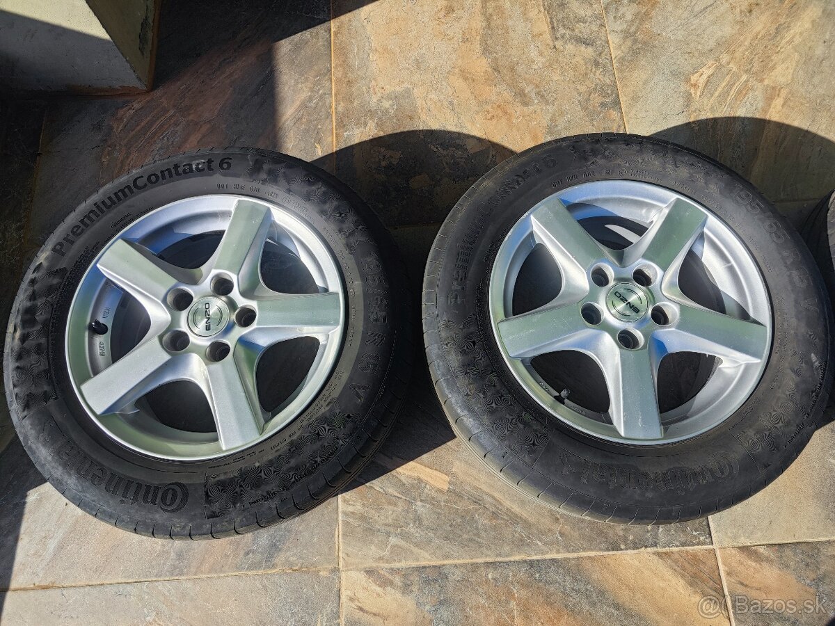 Predám diky 5x108 R15 na FORD + letné pneu - 3