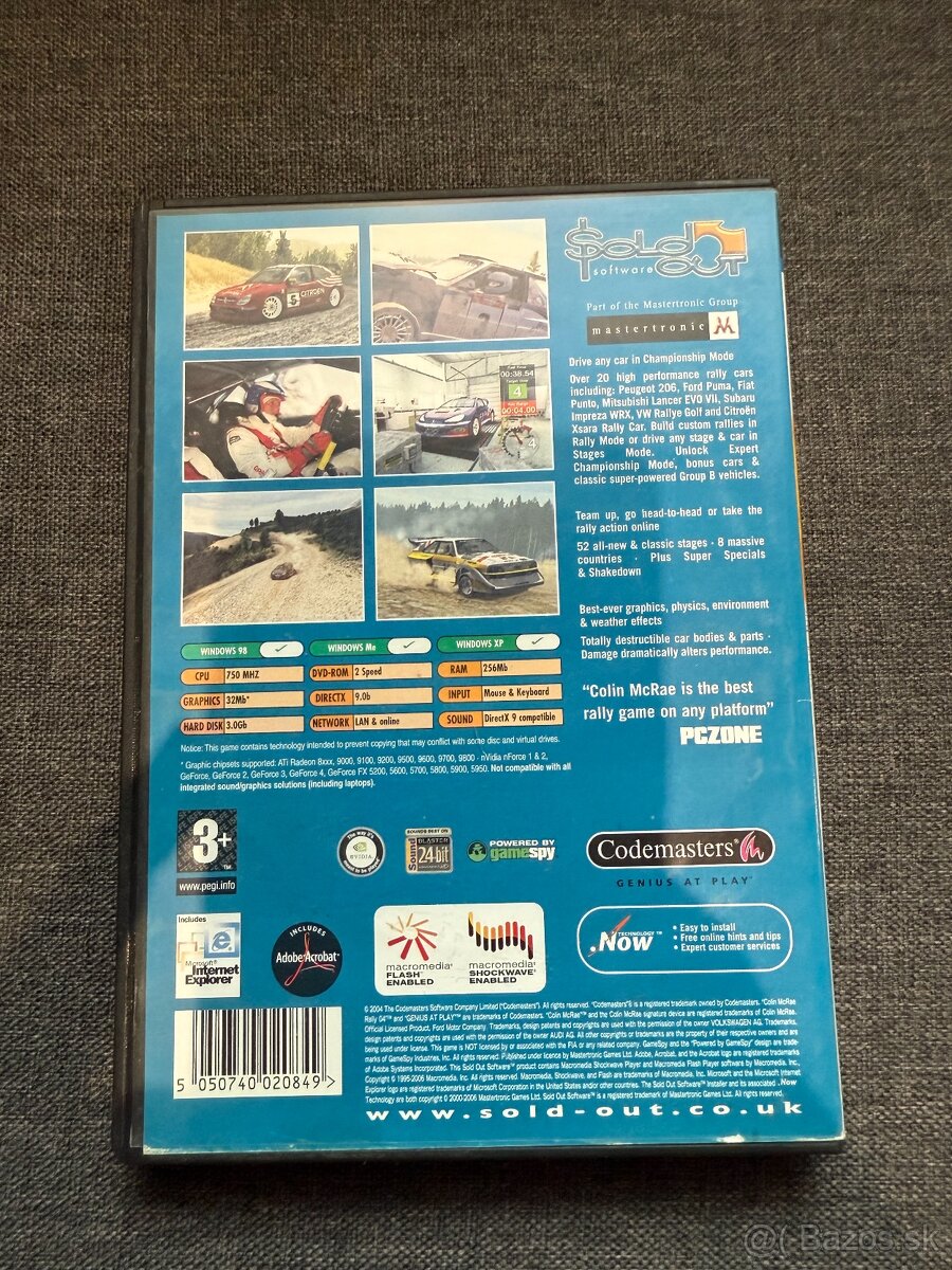 PC hra: Colin McRae Rally 04 (DVD-ROM) - 3