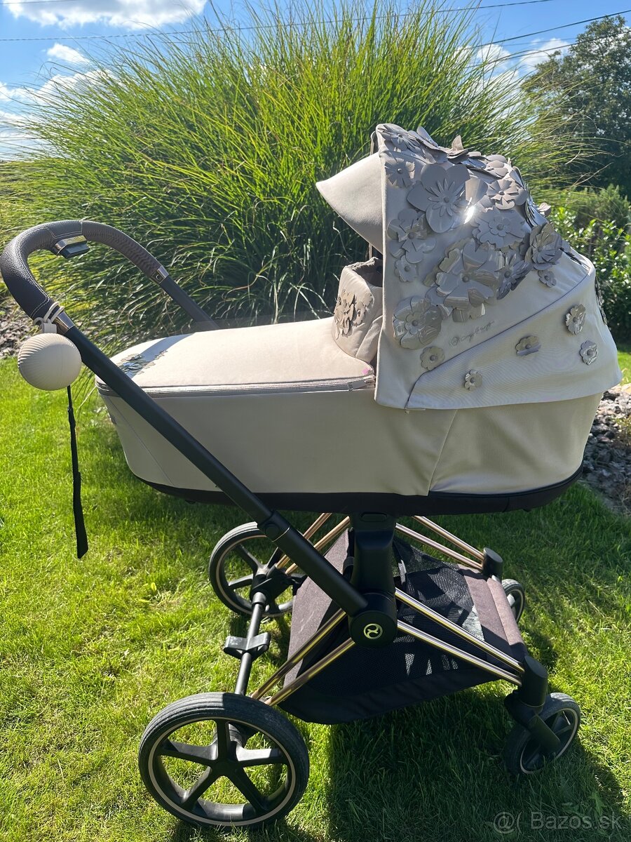 Cybex priam 4.0 vanička simply flowers beige - 3