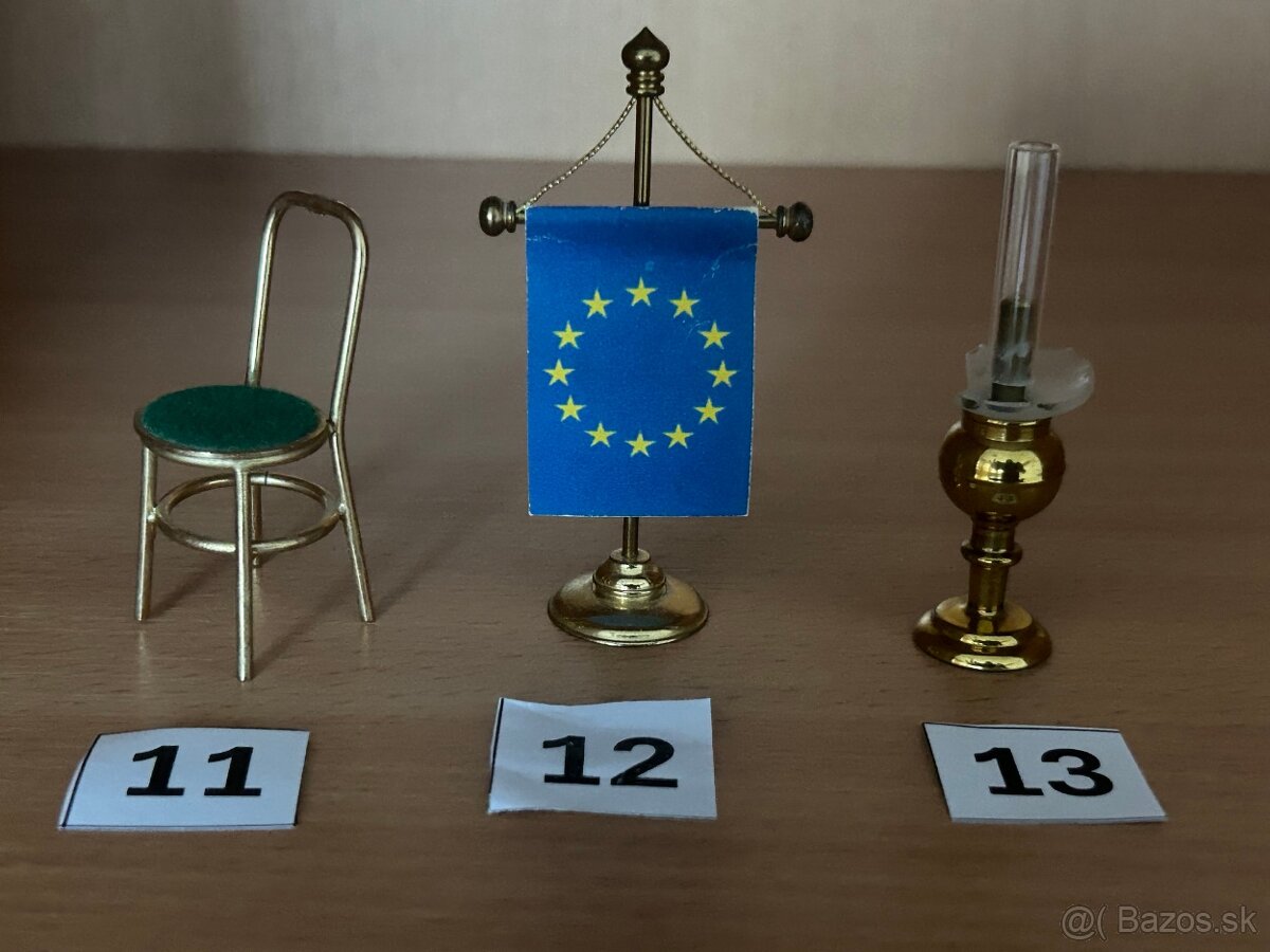 Mosadzné miniatury aj po kuse - 3