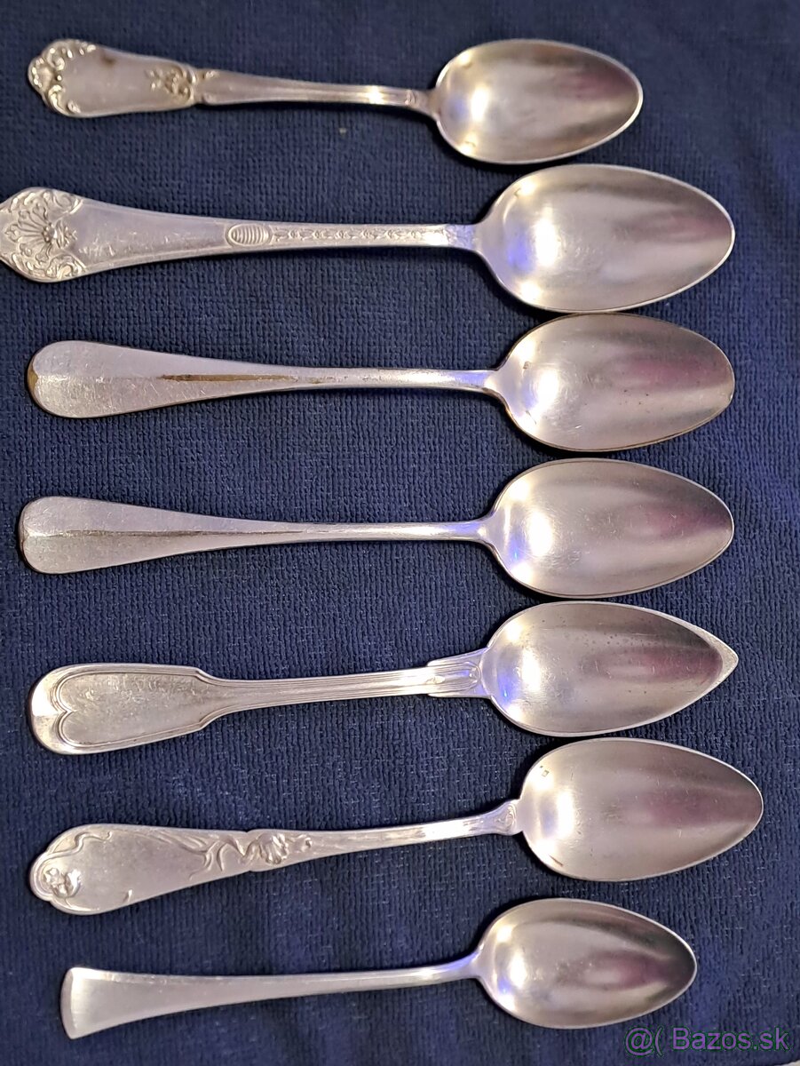 Postriebrena sada priborov - 3