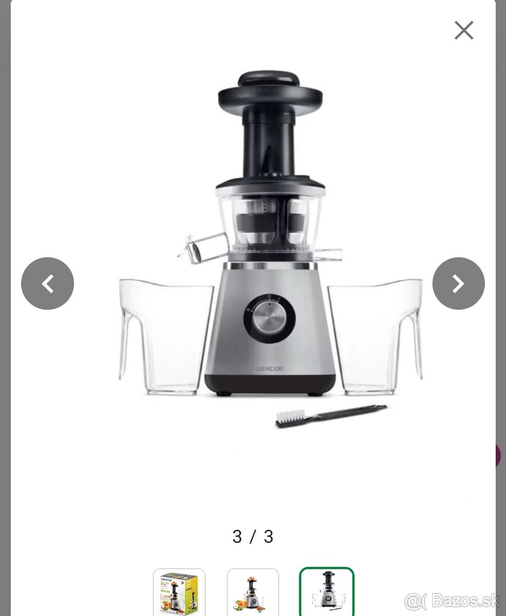 NOVY odšťavovač- SENCOR - 3