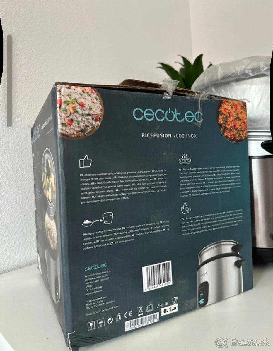 ryžovar Cecotec RiceFusion 7000 Inox - 3