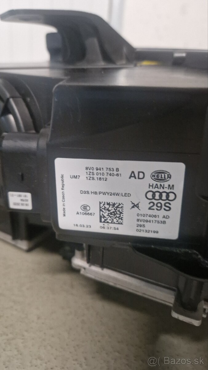 Predné svetlá audi a3 8v xenon predfacelift - 3