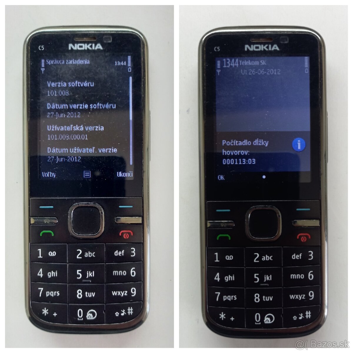 NOKIA C5-00 5 Megapixel Celá Čierna - 3