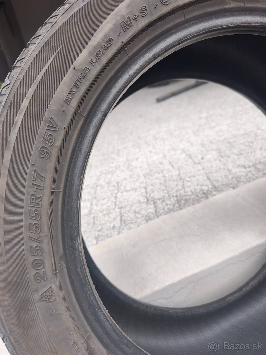 205/55R17 M+S All season - 3