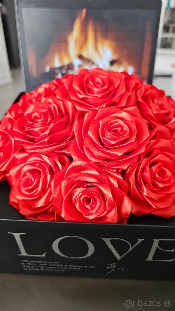 ruže v darčekovej krabičke - 3