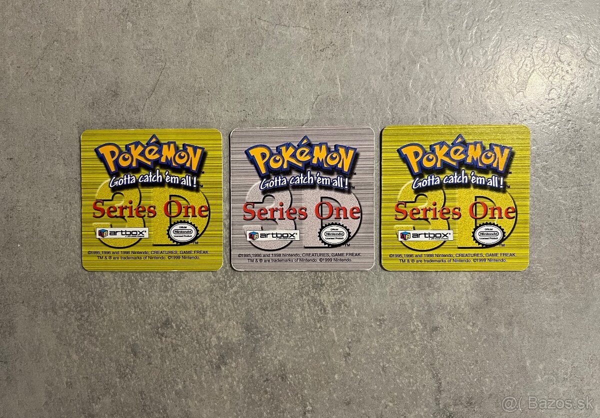 Pokemon 3D actionflipz 1999 Charizard,Venusaur,Blastoise - 3