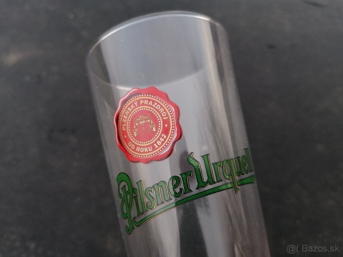 Predám sklenený pohár Pilsner Urquell - 3