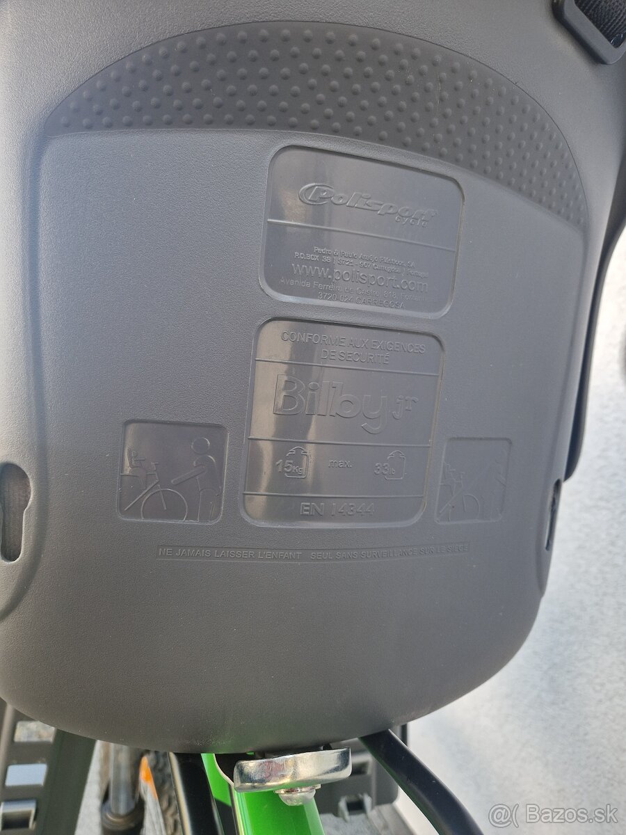 Detská cyklosedačka Polisport Bilby Junior - 3