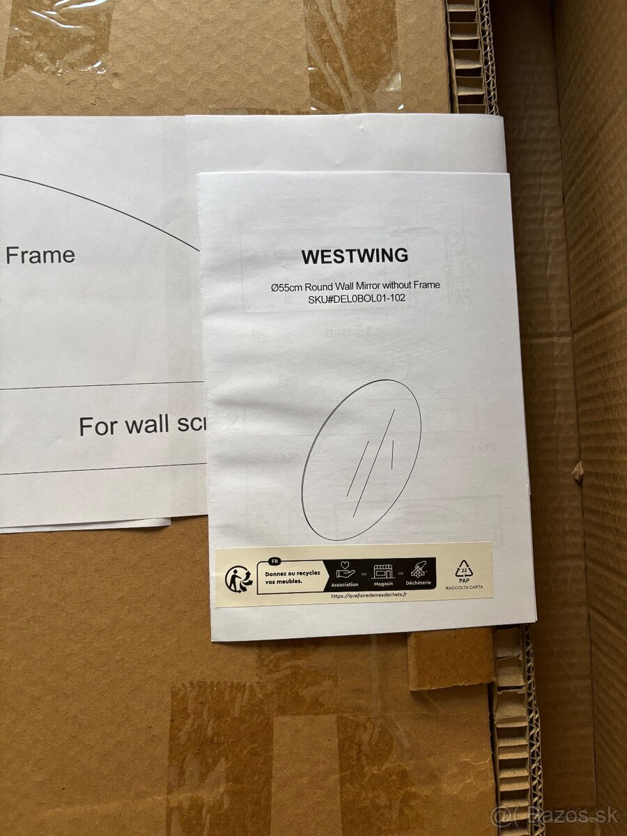 Okrúhle zrkadlo Westwing - 3