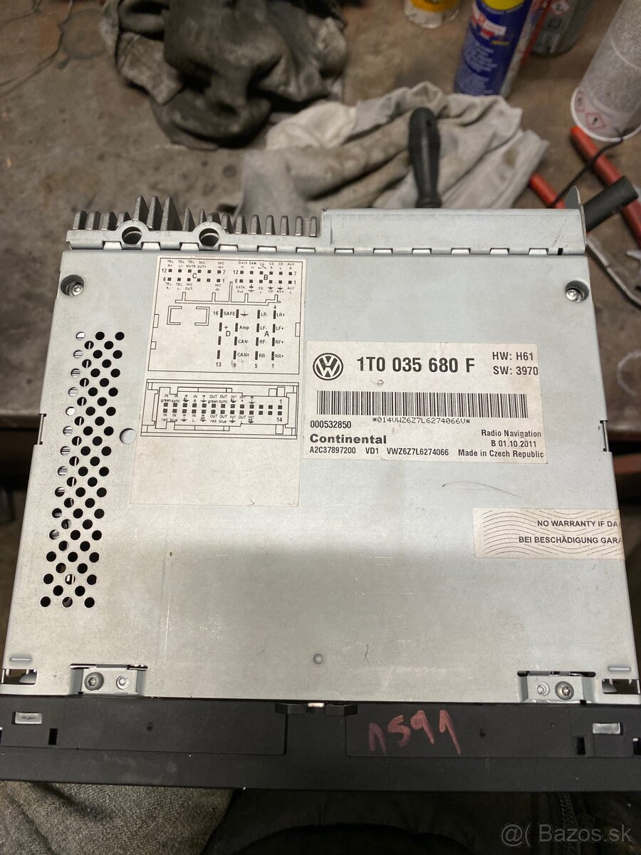 Radio wv tiguan r.v. 2008 - 3