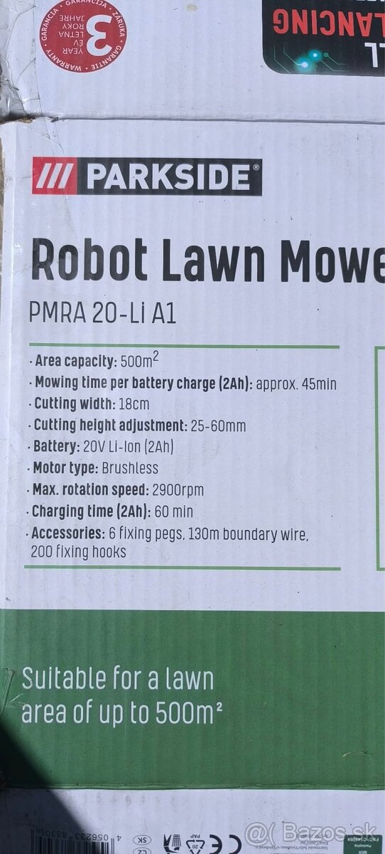 Roboticka kosacka Parkside PMRA 20 - Li A1 - 3
