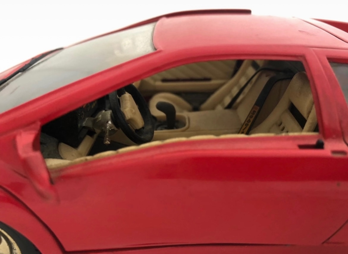 Stary kovovy vacsi model Lamborghinini diablo auto 23x10 - 3