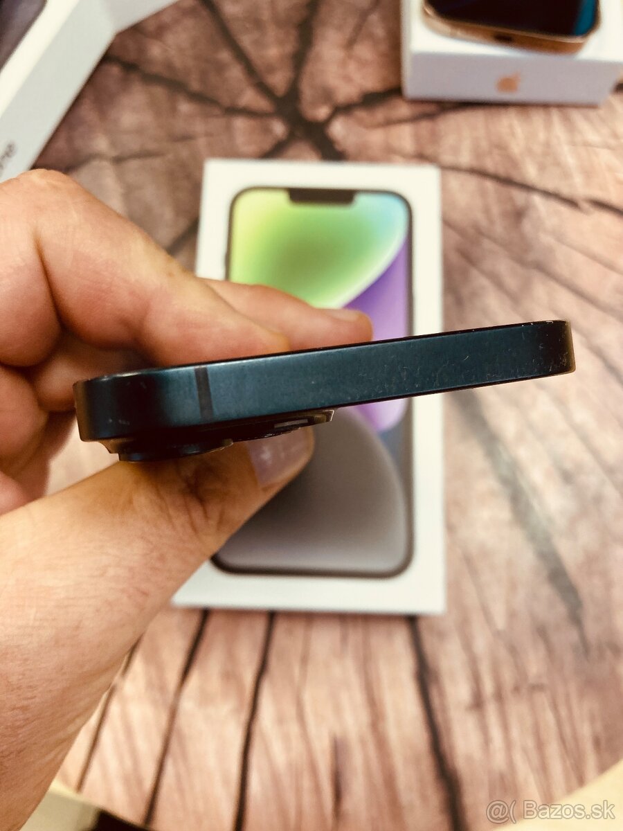 iPhone 14 black 128 originál top stav - 3