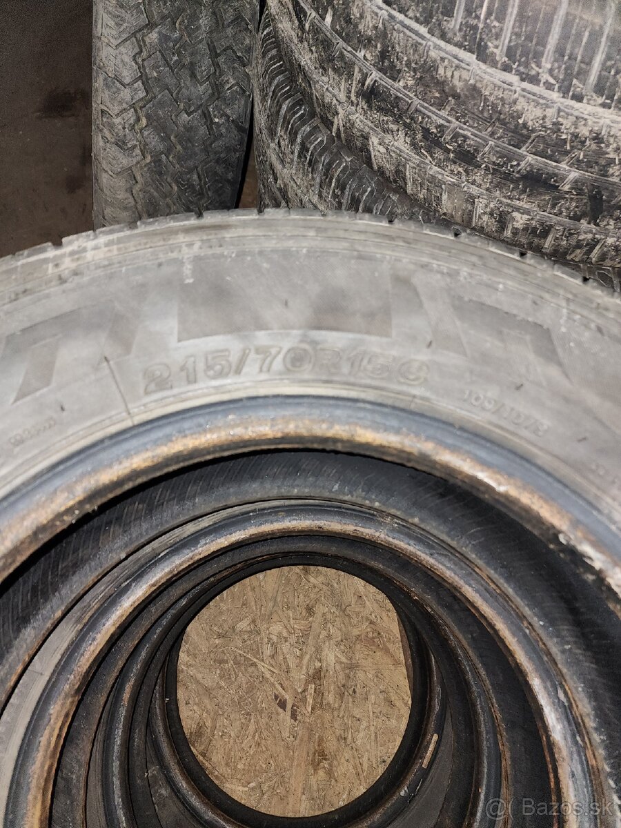 Predám letné pneumatiky 215/70R15C Firestone - 3
