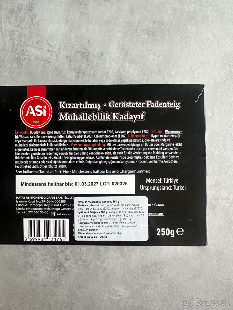 Pražený kadayif 250g,nové balenie - 3