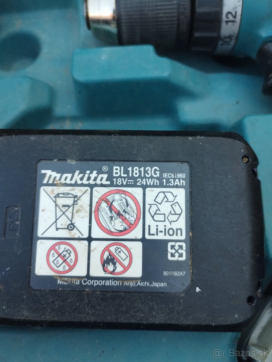 Makita aku vŕtačka DF 457 D - 3