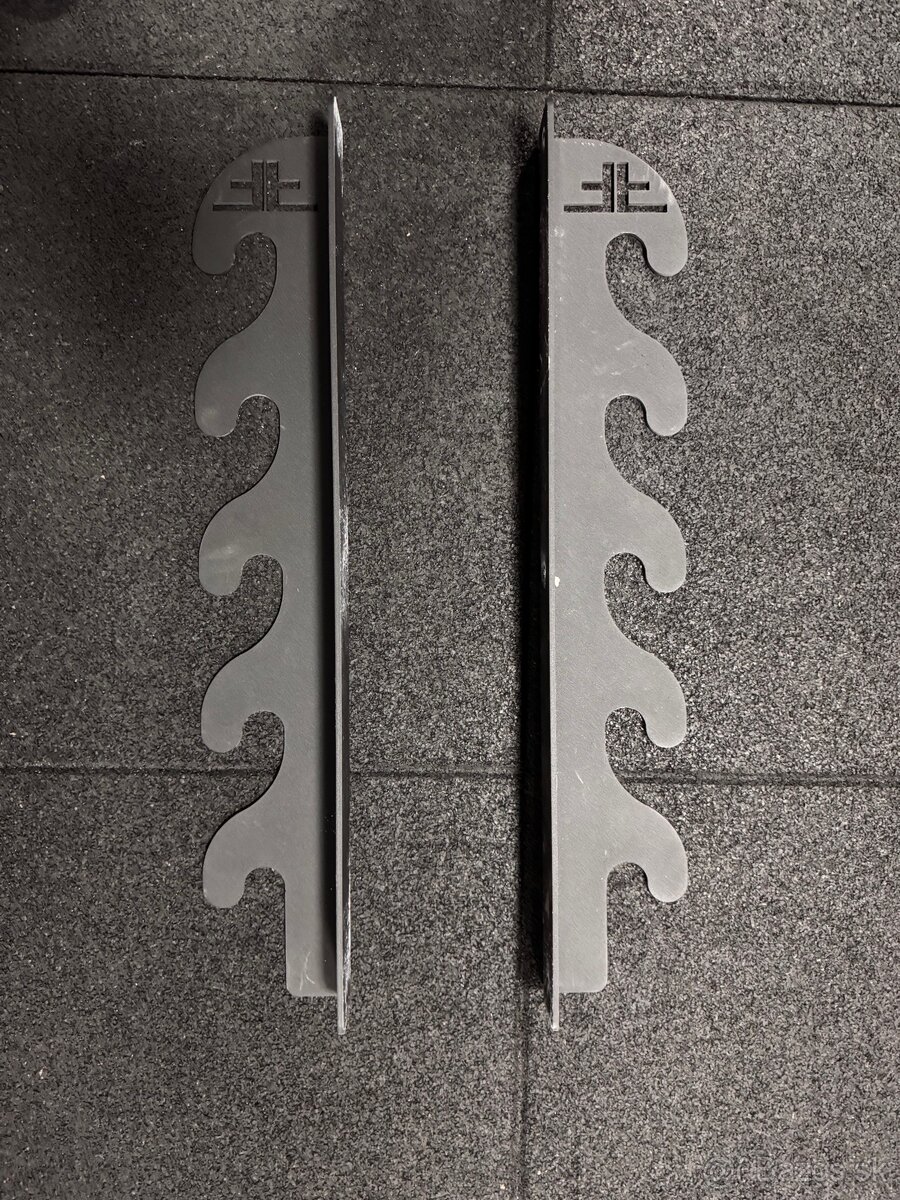 Držiak na osy / tyče – Forward Fitness, oceľový, na stenu - 3