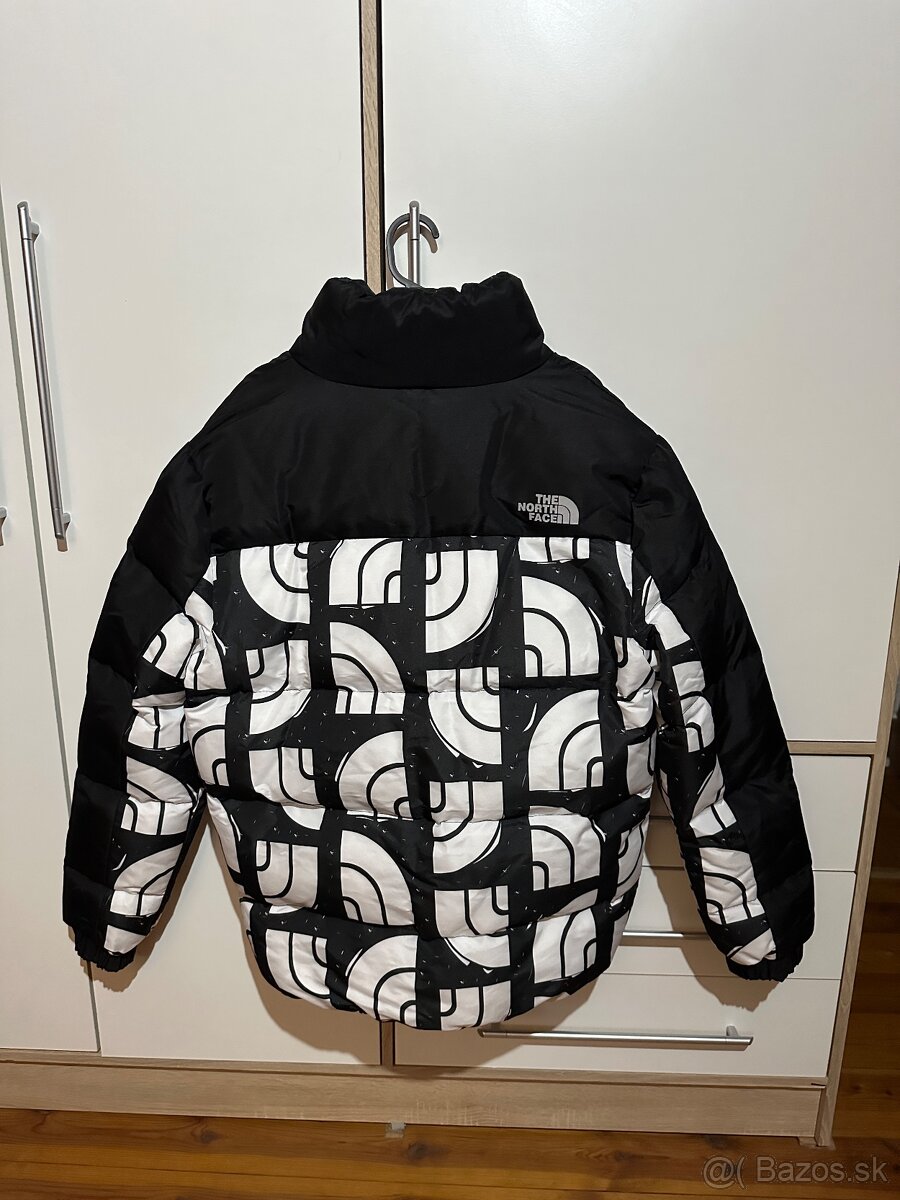 Zimná bunda The North Face - bielo čierna M/L - 3