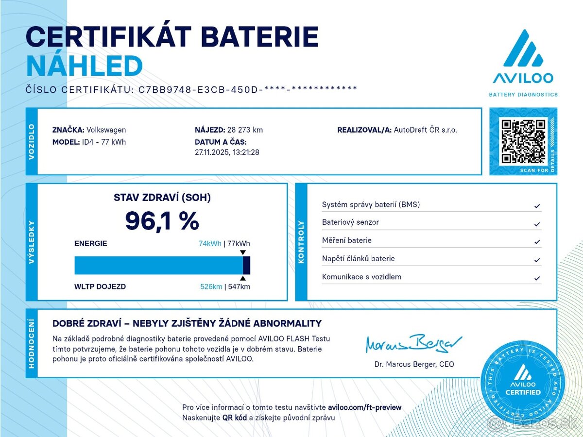 VW ID.4 Pro Performance electric 150kW - Záloha - 3