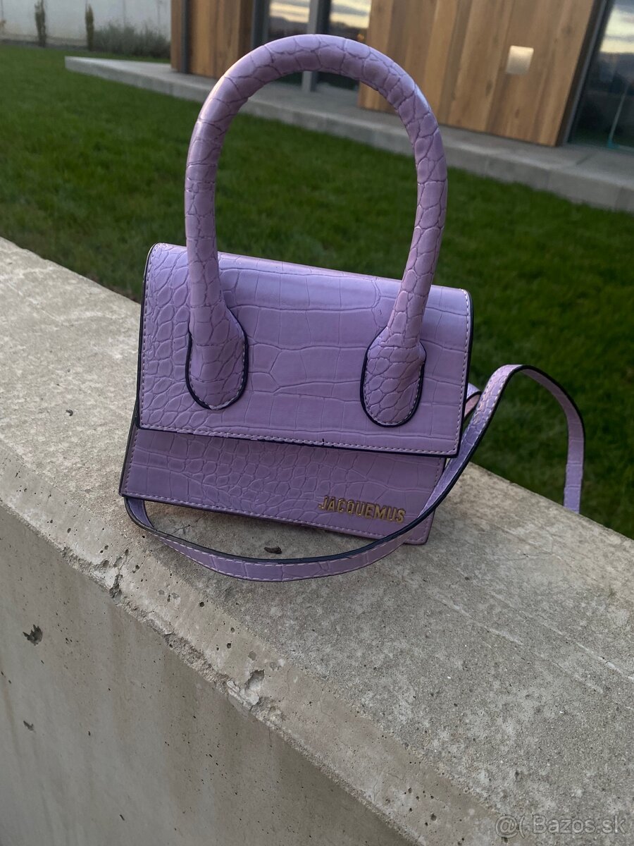 Kabelka jacquemus fialova - 3