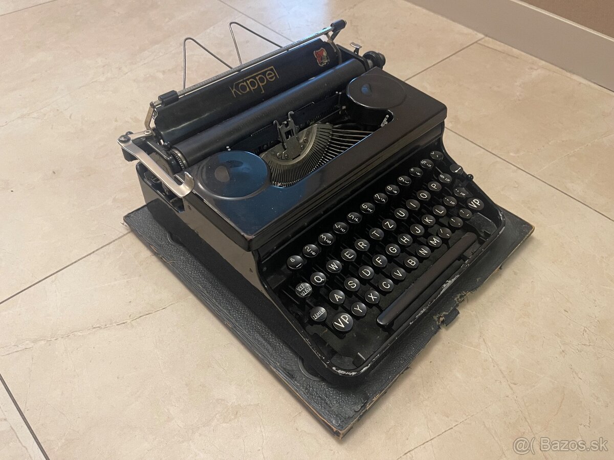 Starožitný písací stroj Kappel - 3