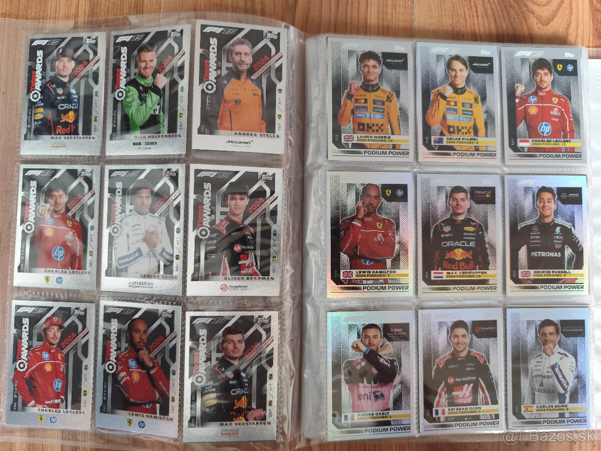 Predám kartičky Formula 1 - 3