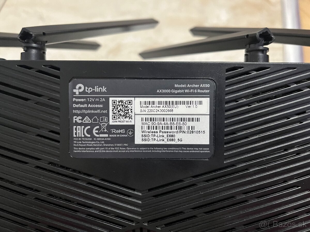 TP-Link Archer AX50, Wi-Fi router - 3