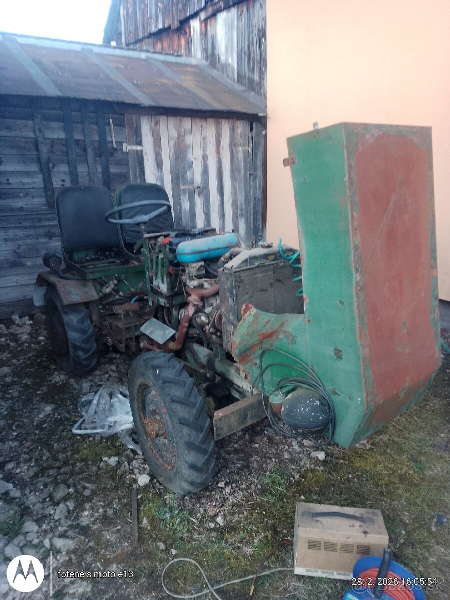 Predám robený malotraktor 4×4 - 3