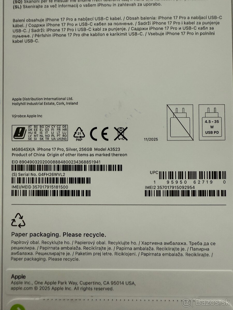 Apple iPhone 17 Pro 256GB - 3