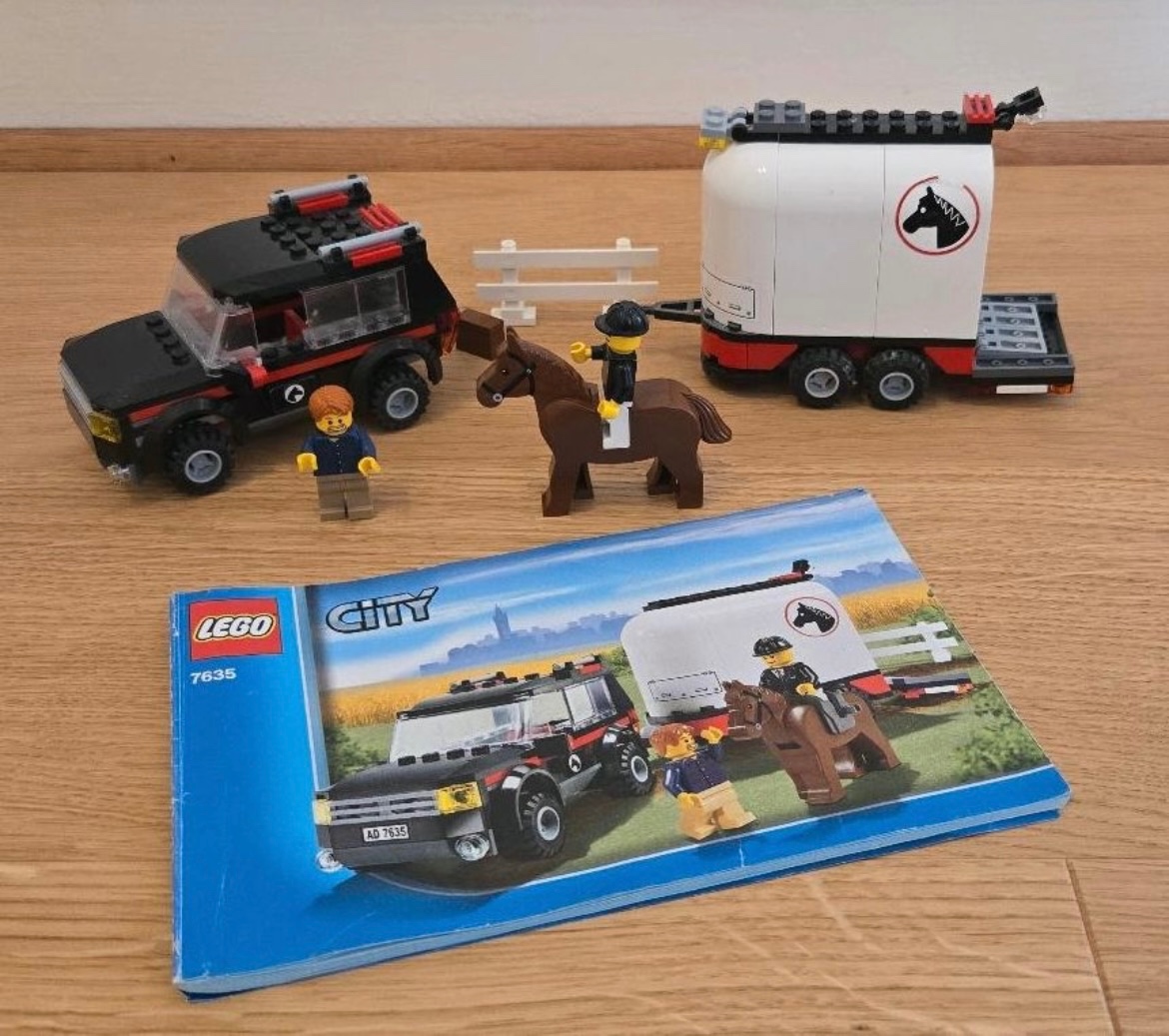 7635 Lego City - terénne auto s prívesom pre kone - 3