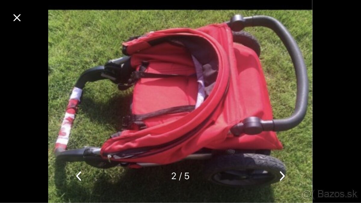 ZLAVNENE Predám kvalitný kočík + vaničku - Britax - 3