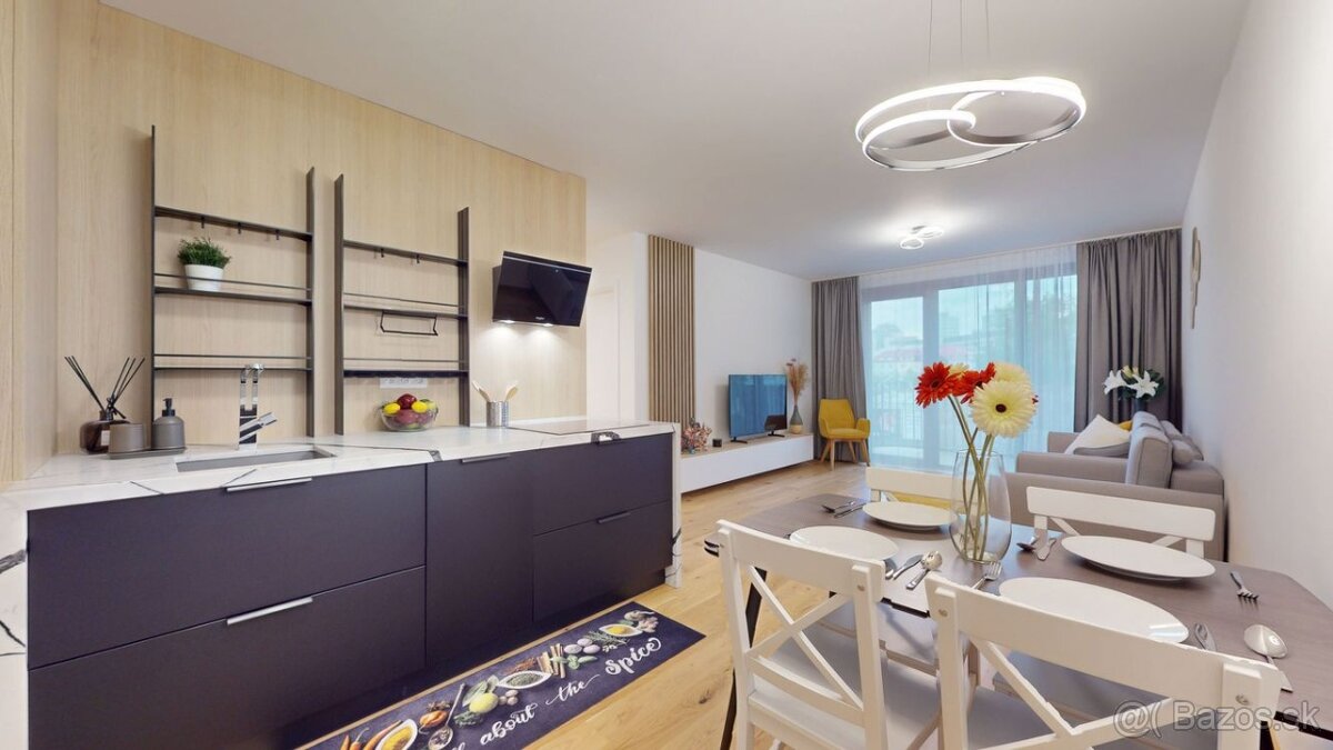 Dvojizbový kompletne zariadený byt v obľúbenej novostavbe - 3