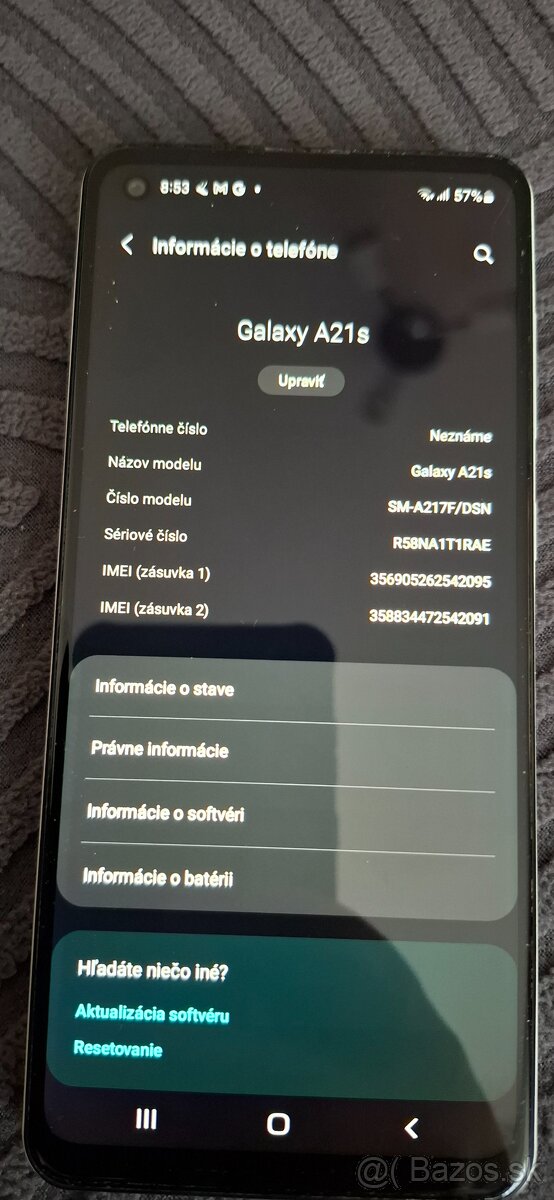 Predám samsung Galaxy A21s - 3