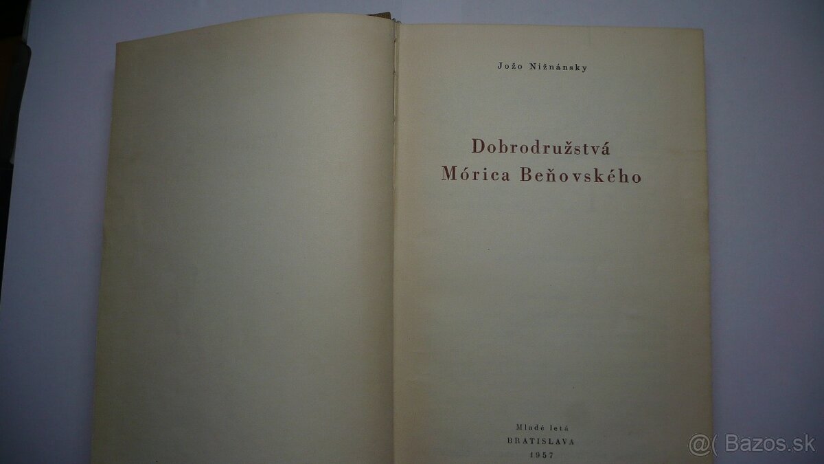 J.Nižnánsky- Dobrodružstvá Morica Beňovského - 3