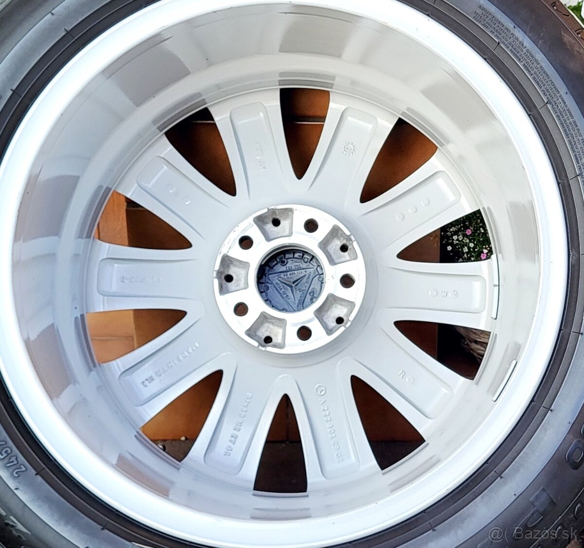 alu R18 5x112 orig. Mercedes, zimné pneu 245/45 - 3