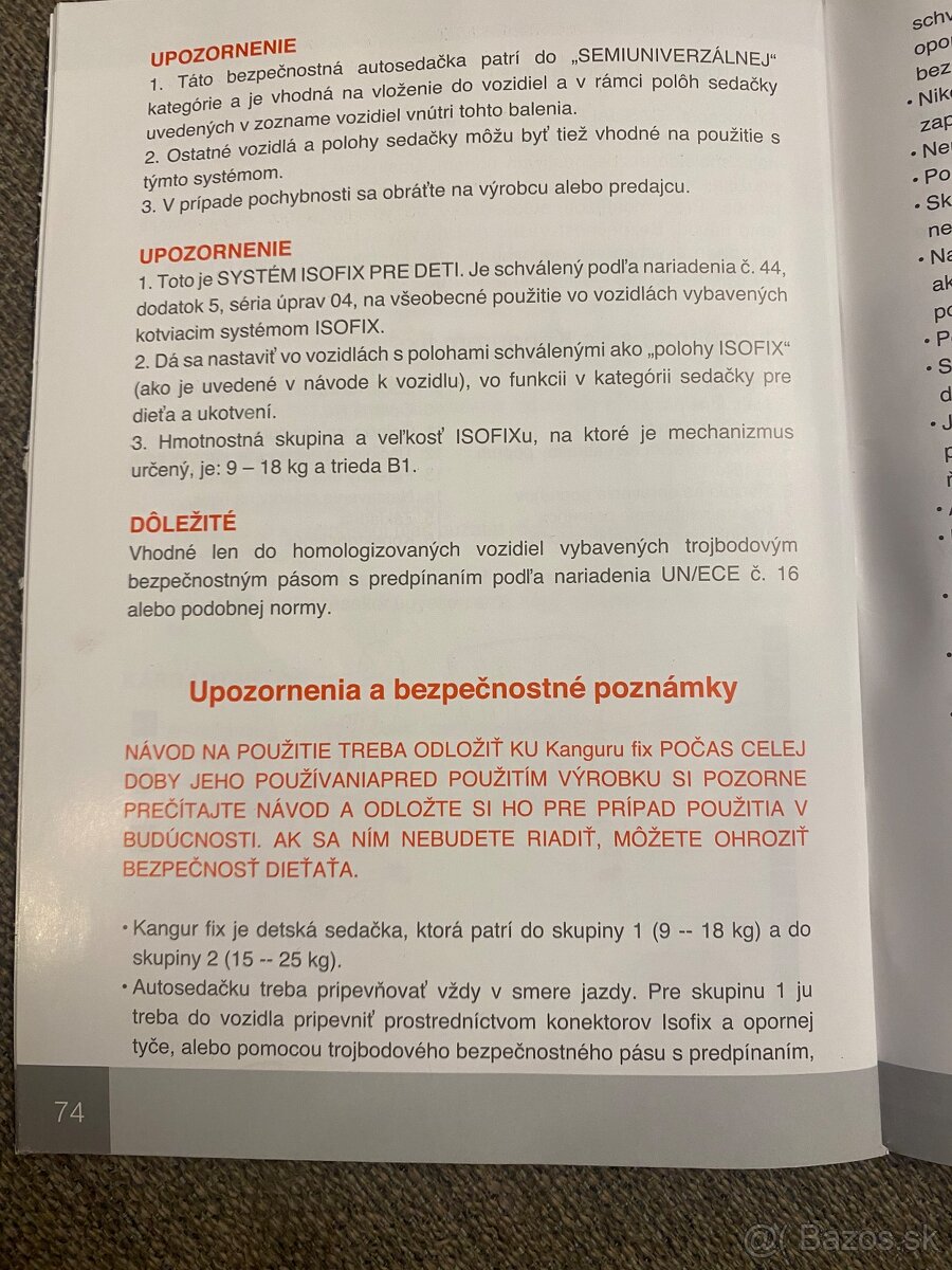 Autosedačka Casualplay s Isofixom 9-25 kg - 3