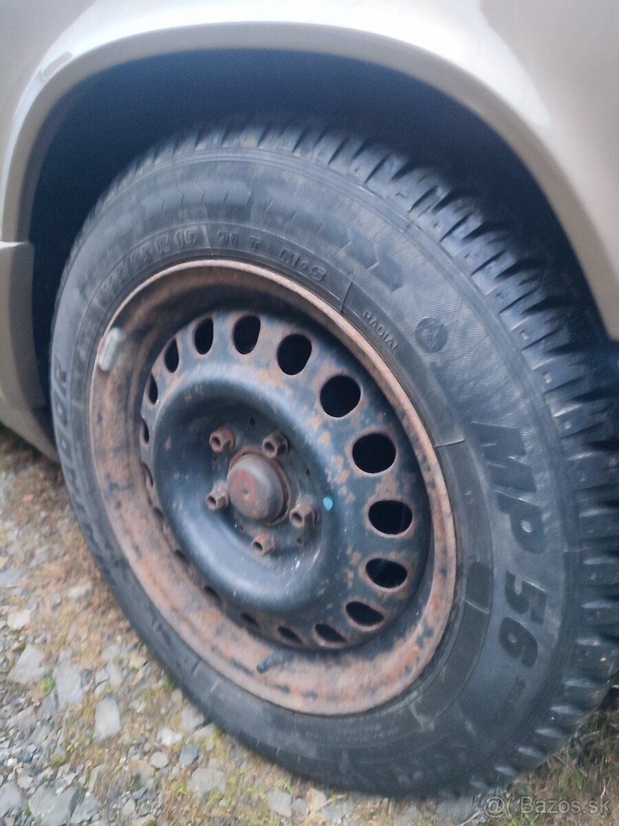 5x112 disky Mercedes plus zimné pneumatiky 195/65r15 - 3