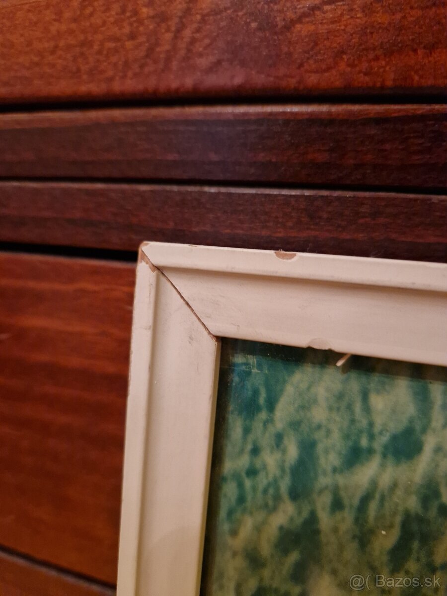 Drevený rám so sklom 83x61cm - 3