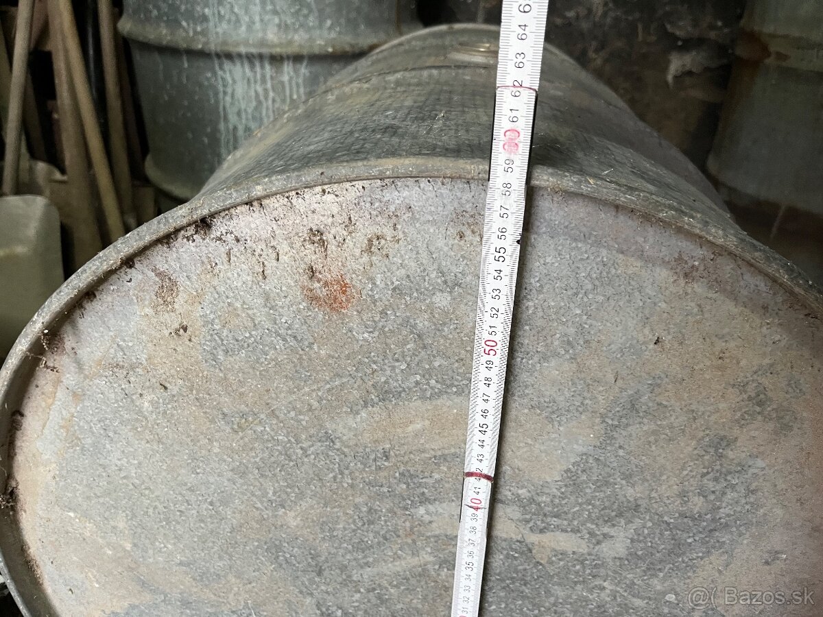 Pozinkovaný sud 225l meva - 3