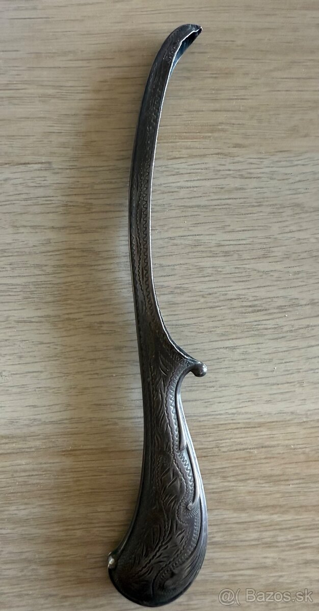 Strieborny drziak na hreben - 3