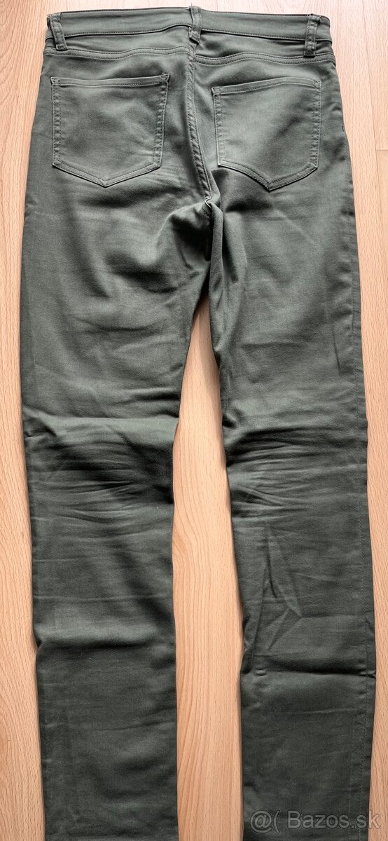 Zelené nohavice H&M - 3