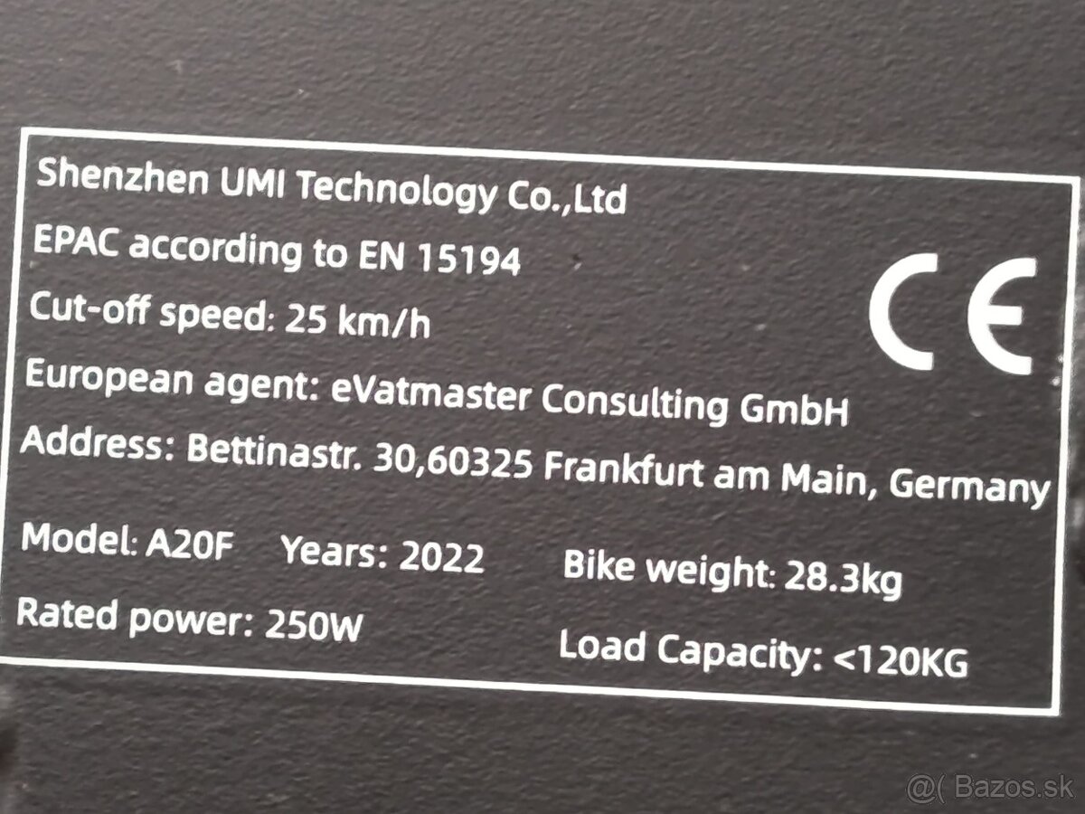 Elektrobycikel ADO - 3