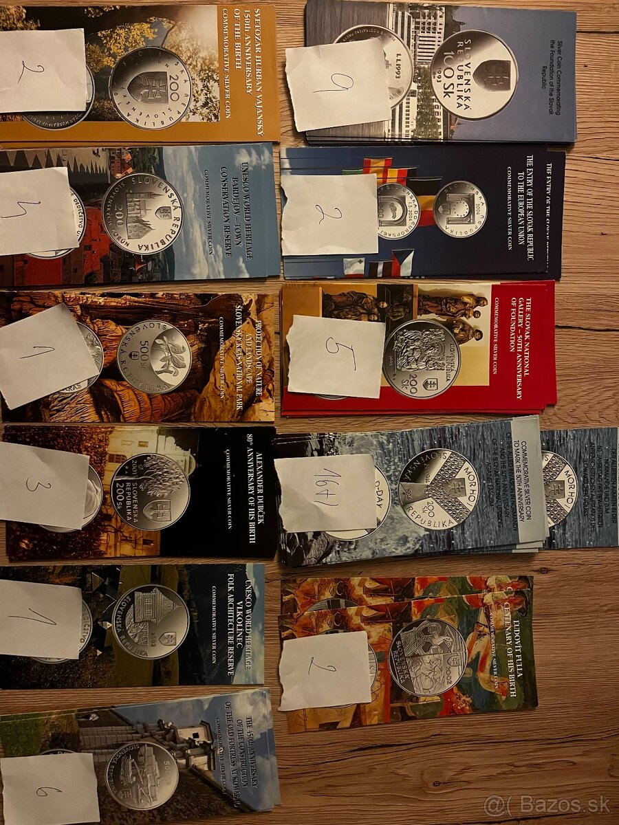 Letáky k minciam SR a dukatom Karla IV - 3