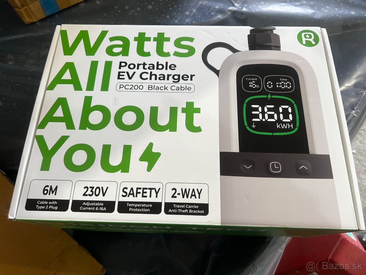 Prenosná EV nabíjačka Type2 - 3
