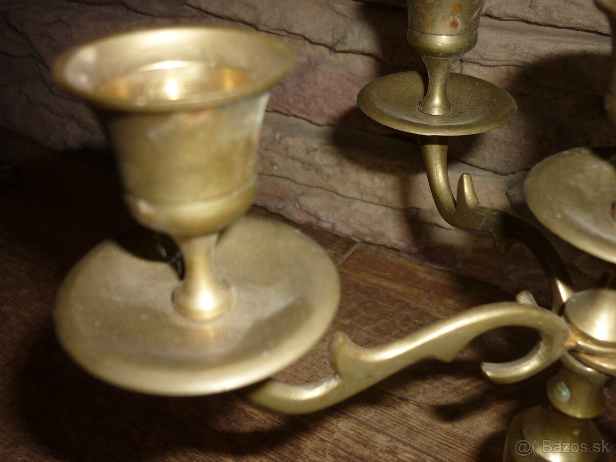 Mosadzný svietnik - 3