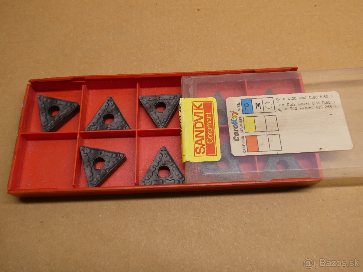 Predám nôž Sandvik PTFNR a doštičky - 3