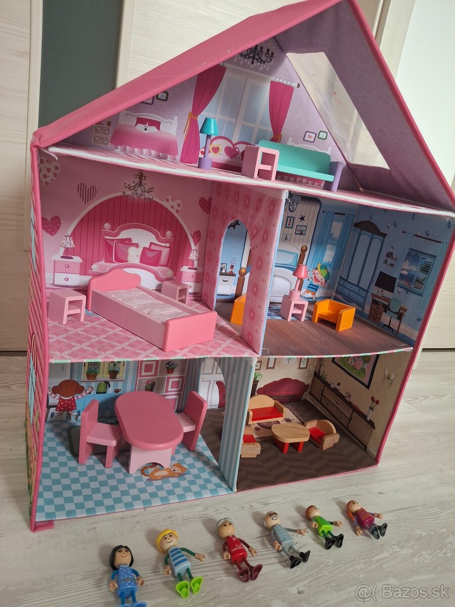 Skladací domček pre bábiky LISA - 3