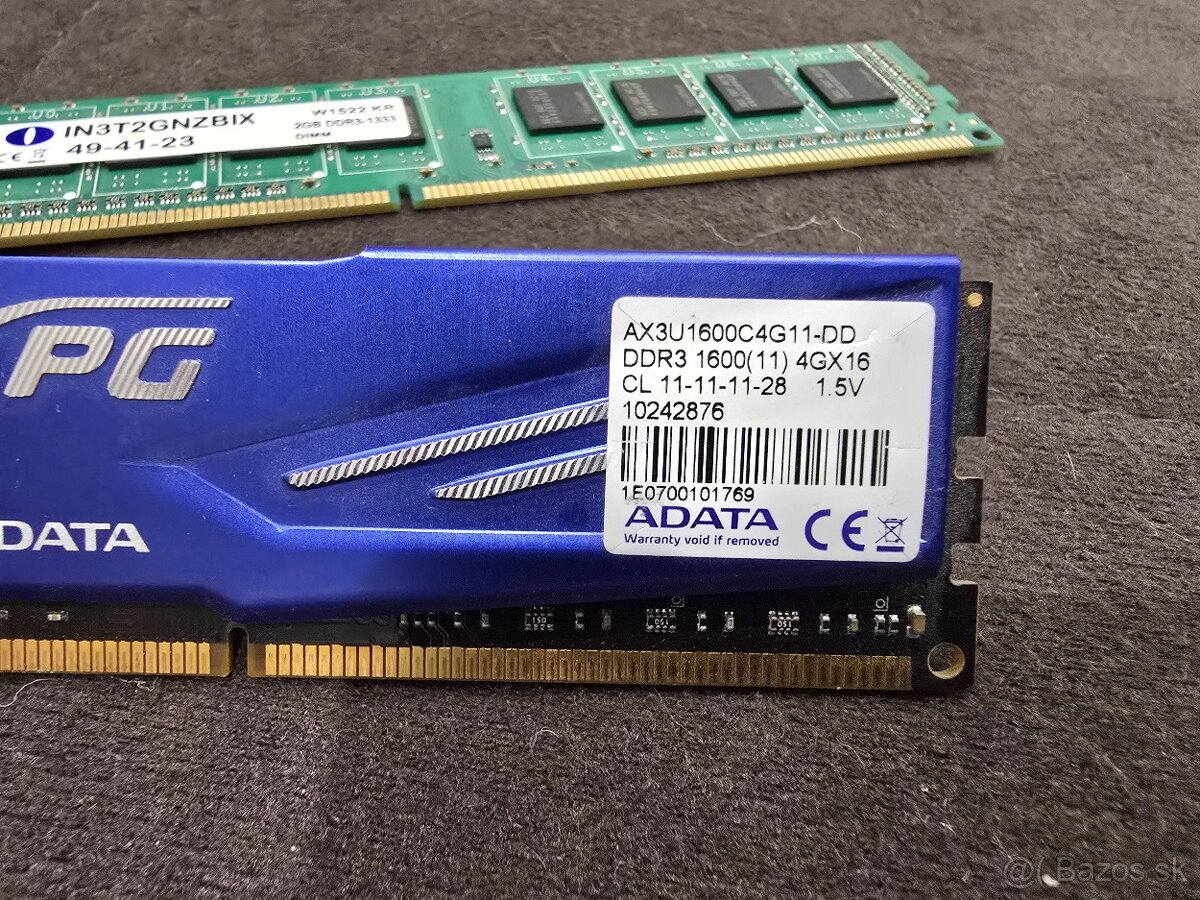 Adata XPG 2X4GB KIT DDR3 + 1Ram gratis 20e - 3